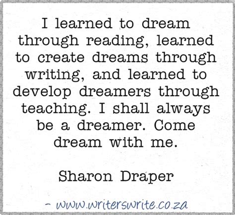 Quotable Sharon Draper Writers Write