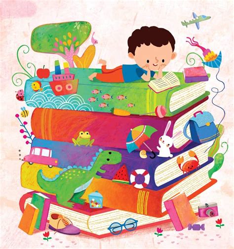 10 Dibujos Infantiles De Lectura