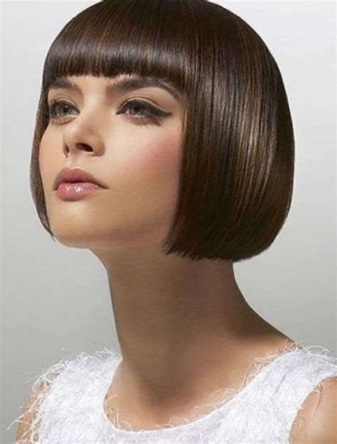Short bobs with straight bangs are amazing short layered hairstyles for thick hair, especially if the bangs are textured, too. Short Bob Hairstyles with Bangs: 4 Perfect Ideas for You ...