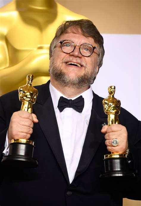 Guillermo Del Toro At The Oscars 2018 In Giorgioarmani Made To Measure