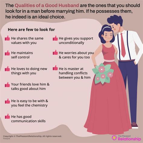 Qualities Of Good Husband Consider Qualities For A Happy Marriage