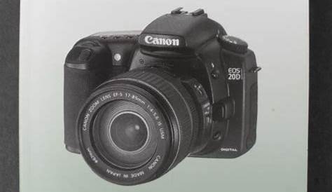 Canon EOS 20D Camera Instruction Book / Manual / User Guide | eBay