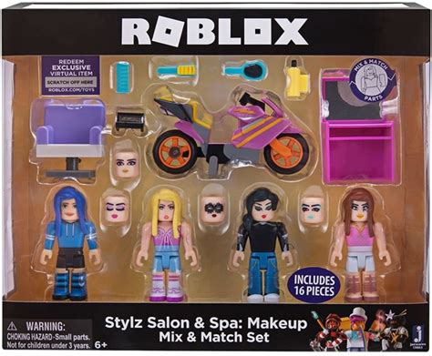 Roblox Stylz Salon And Spa 4 Figuras Con Accesorios
