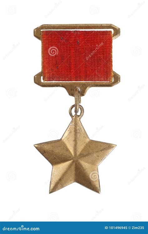 The Gold Star Medal Is A Special Insignia Of Heroof The Soviet Union