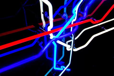 Tfl Night Tube Kemp London Bespoke Neon Signs Prop Hire Large