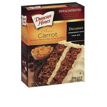 Duncan hines carrot raisin cupcakes 1. Duncan Hines Decadent Carrot Cake reviews in Baking ...