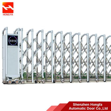 Electric Automatic Stainless Steel Sliding Folding Driveway Gate Hf