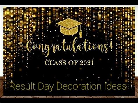 Result Day Decoration Ideas Graduation Board You