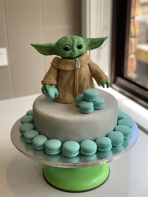 Lon From Sydney On Twitter Made A Baby Yoda Cake For My Kids