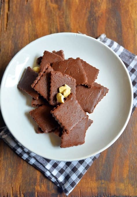 Quick Chocolate Burfi Recipe Cook Click N Devour