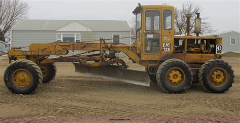 1966 Caterpillar 12e Motor Grader In Scotland Sd Item E5270 Sold