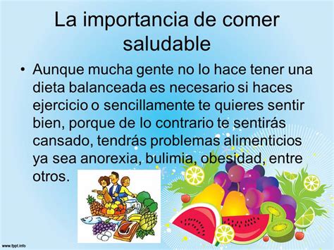 La Importancia De La Alimentación Saludable 1e1