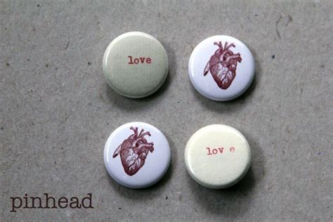 Items Similar To Set Of 4 Love Pins On Etsy