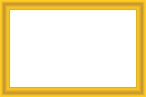 Rectangle Gold Frame PNG Clipart | PNG Mart