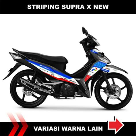 Jual Sticker Striping Supra X 125 Fi Stiker Lis Variasi Supra X 125