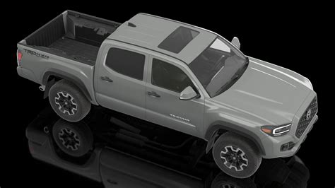 Toyota Tacoma Trd Off Road Cement Grey 2021 3d Model 129 3ds Blend