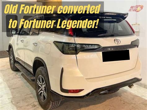 Old Toyota Fortuner Modified To Look Like Legender Motoroctane