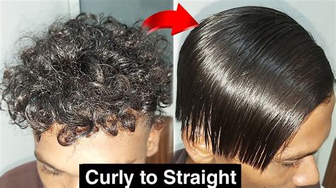 Not everybody knows that curly hair men with natural texture have made a worldwide trend can be a real struggle when it comes to styling it. CURLY TO STRAIGHT HAIR PERMANENT|| REBOUNDING TREATMENT ...