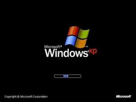 Windows XP Boot Screen YouTube