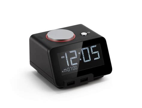 Homtime Loud Alarm Clock With Wireless Powerful Bed Shaker For Heavy