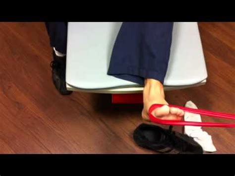 Ankle Sprain Home Exercise Program 