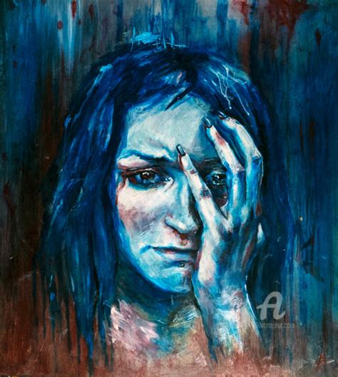 Depression Painting By Kitsuneart Artmajeur