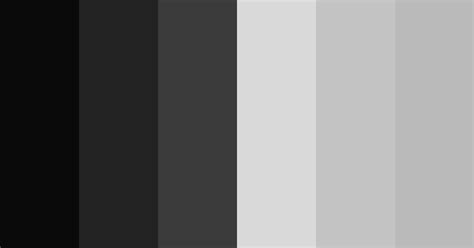 Matte Black And White Color Scheme Black
