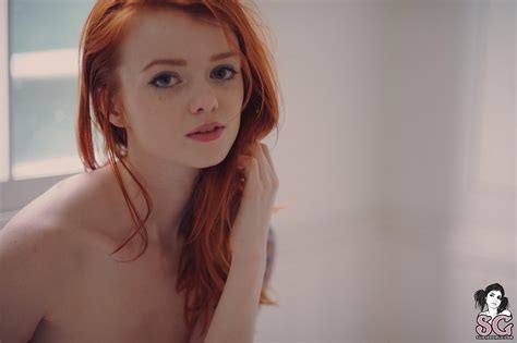 Topless Woman Women Redhead Long Hair Nude HD Wallpaper Wallpaper