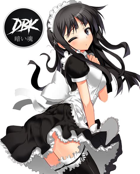 Anime Girl Maid Render By Darkbyskism On Deviantart