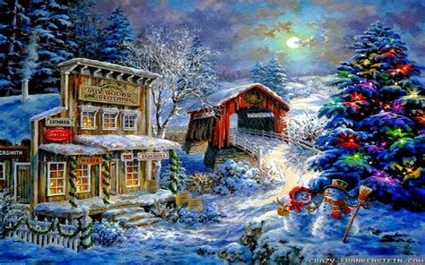 Christmas Scenery Wallpaper 45 Images