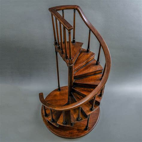 Spiral galaxy first attested 1913. Decorative Arts, Staircase Model, Spiral Mahogany ...