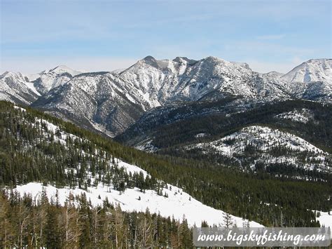 Excellent Views At Teton Pass Ski Area In Montana