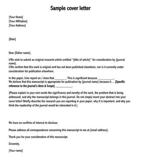 Author Cover Letter Examples How To Write And Format