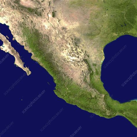 Mexico Satellite Image Stock Image E0750127 Science Photo Library