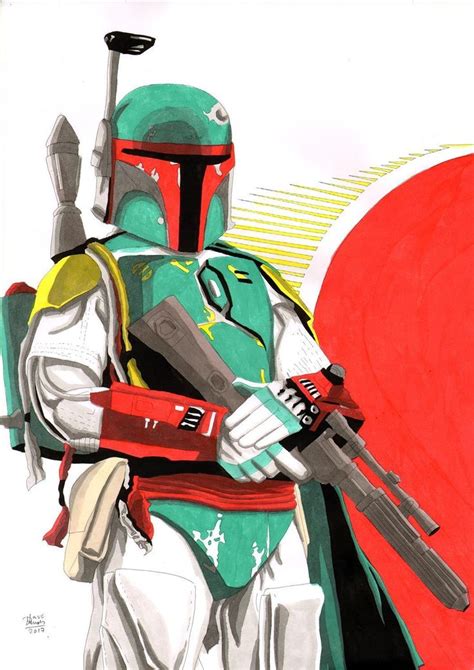 Boba Fett By Dave Mendes Star Wars Boba Fett Fictional Characters