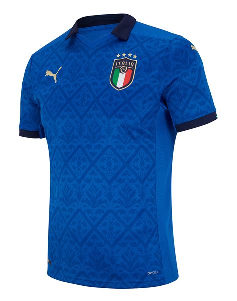 And already in the first minutes federico chiesa finally opened the scoring. Puma Adult Italy Euro 2020 Home Jersey - Blue | Life Style ...