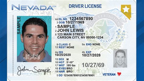 New Nevada Driver License Design Unveiled