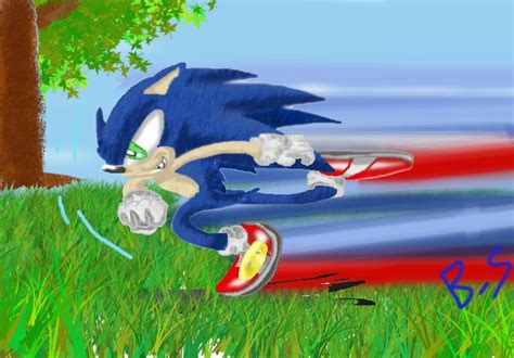 Realistic Sonic By Bluestreakslash On Deviantart