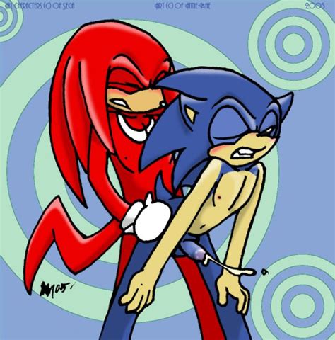 E Sonic Knuckles Anal Sex Gay Male Cum Sonic M