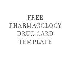 Check spelling or type a new query. Free! | Nursing School Pharmacology Drug Card Template | School | Pinterest | Drug cards ...
