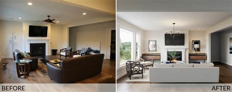 Before And After Transitional Design For A Welcoming Home Make House Cool