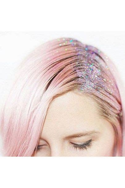 how to do glitter roots the kit and how to do it step by step british vogue 2016 hair trends