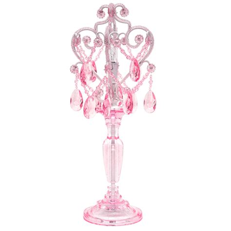 Add some fun, and elegance, to your daughter's bedroom, with princess style crystal chandelier in powder pink, with tiny pink roses details. Chandelier Table Lamp | Chandelier table lamp, Girls ...