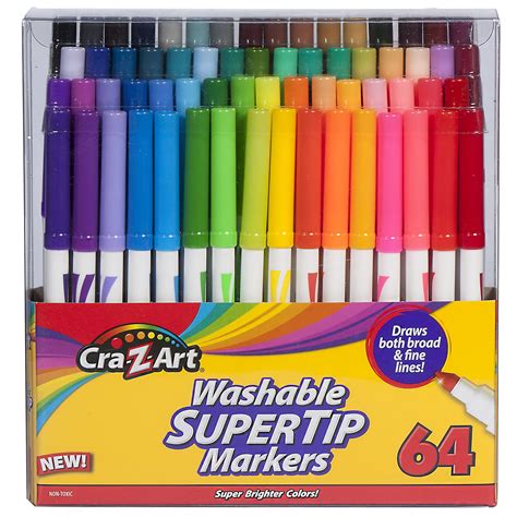 Cra Z Art Washable Super Tip Markers 64 Count