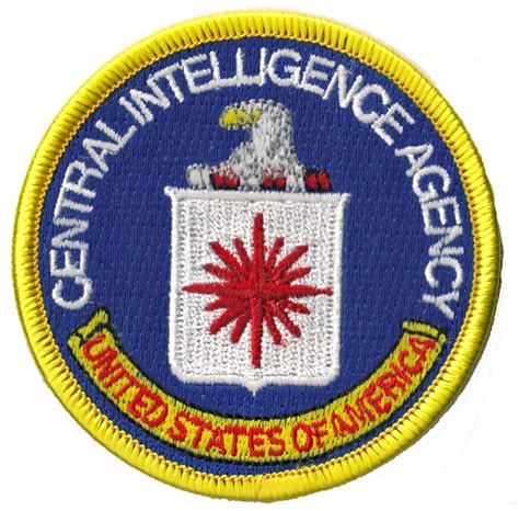 Embroidered Patch Cia Central Intelligence Agency Patch Etsy