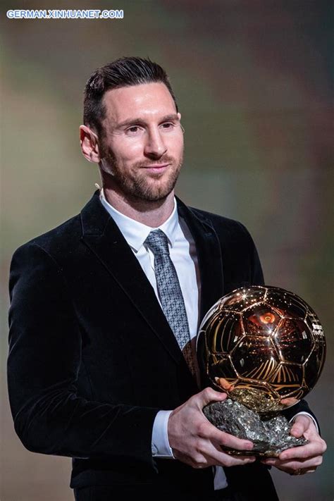 Messi Gewinnt Zum Sechsten Mal Den Ballon Dor Xinhua German