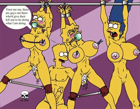 Rule 34 3girls Bart Simpson Bondage Female Gag Gagged