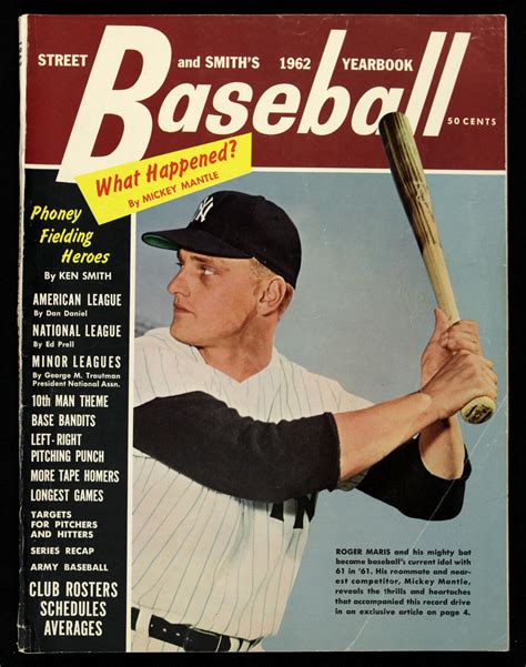 Street And Smiths 1962 Baseball Yearbook Yankees News New York