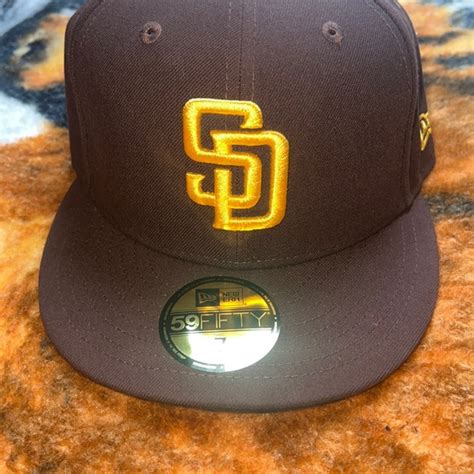Mlb Accessories San Diego Padres New Era Brown Authentic Collection