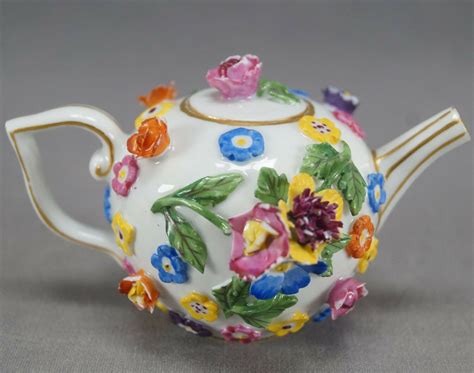 1814 1860 Meissen Hand Painted Floral Teapot Tea Pots Tea Cup